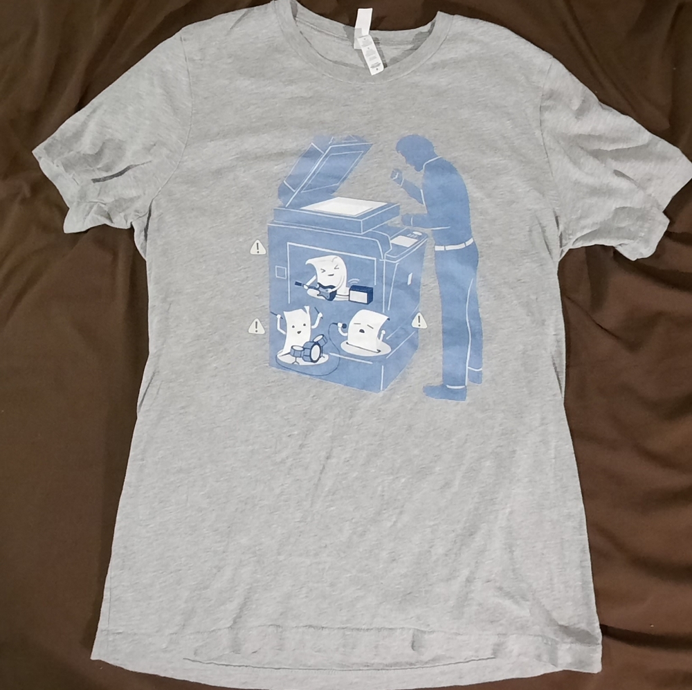 Bella Canvas Men's Medium Graphic Shirt